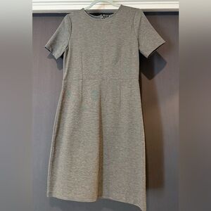 J. Crew Elegant Gray Midi Dress